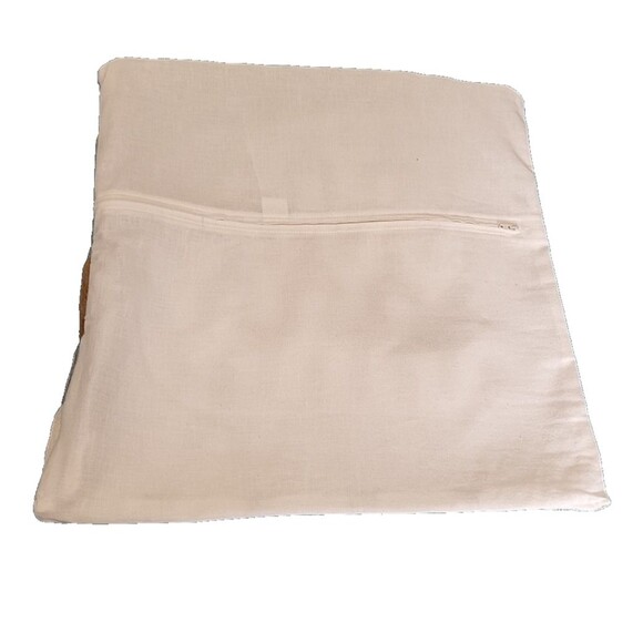 Callisto Home Style - Decorative Pillow Cover 17” x 17” Genuine Cowhide- EUC - Picture 6 of 12